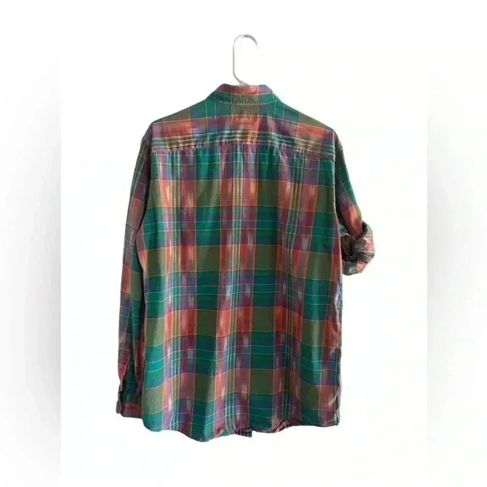 Polo by Ralph Lauren : button down shirt with roll up tabs on sleeves.